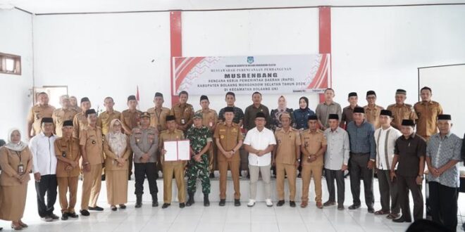 Hadir & Membuka Secara Resmi Musrembang Kecamtan Bolang Uki, Iskandar: Peran Aktif Sangadi Diperlukan pada Musrembang